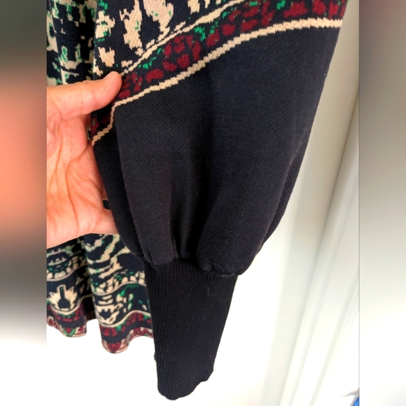 Free People Music & Lyrics Printed Sweater Mini Dress - Picture 10 of 14